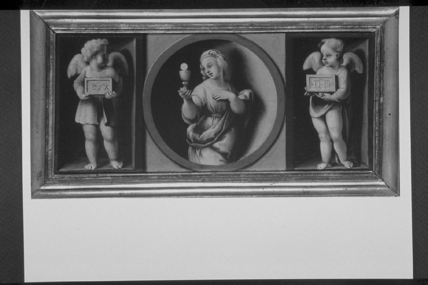 Fede con putti, Fede (dipinto, opera isolata) di Salvi Giovanni Battista detto Sassoferrato (attribuito) (sec. XVII)