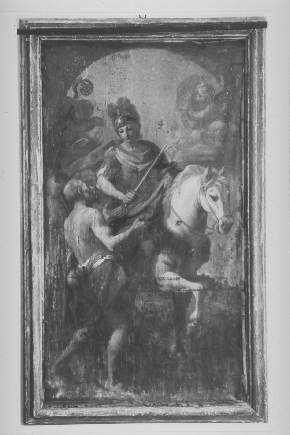 elemosina di San Martino, San Martino (dipinto, opera isolata) di Avellino Onofrio (attribuito) (sec. XVIII)