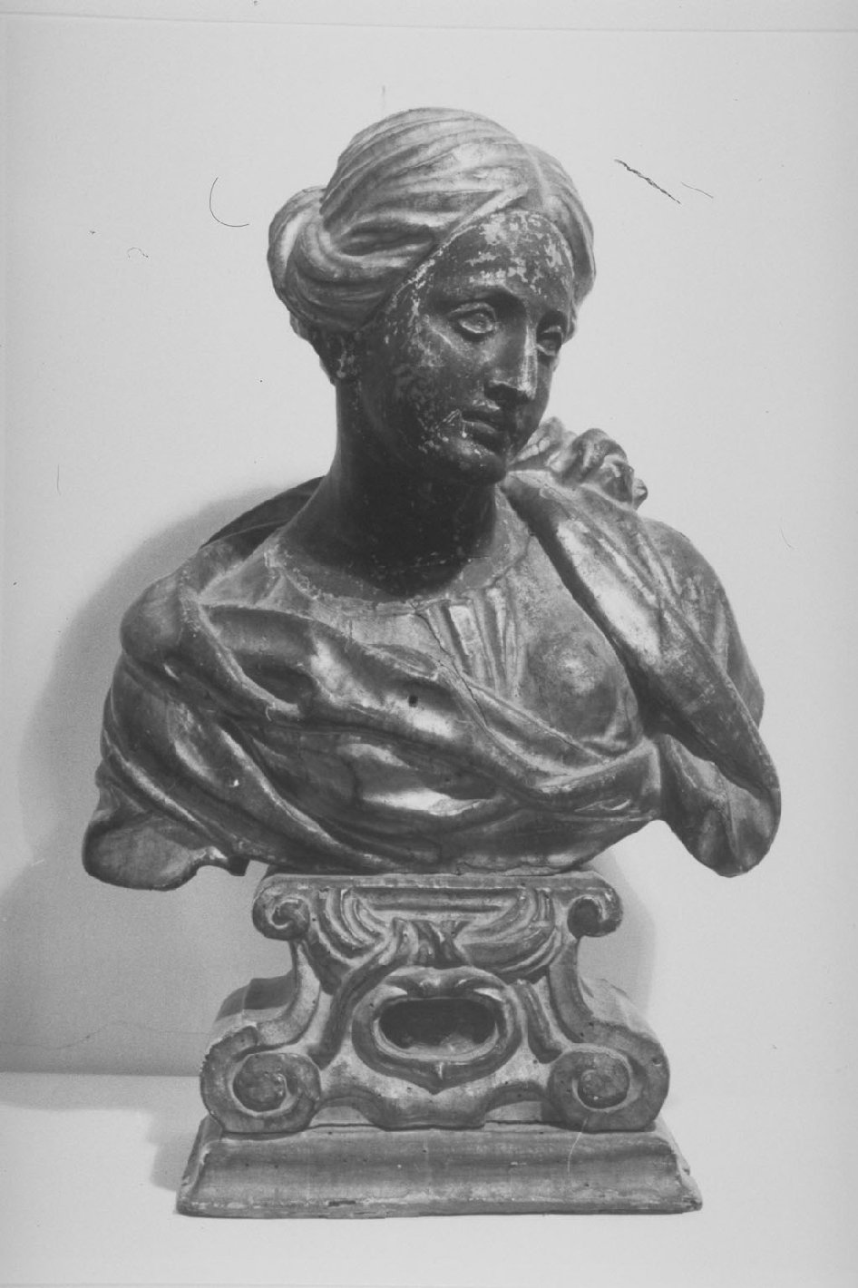 Santa Giustina (?), Santa (reliquiario - a busto, opera isolata) - bottega umbra (sec. XVII)