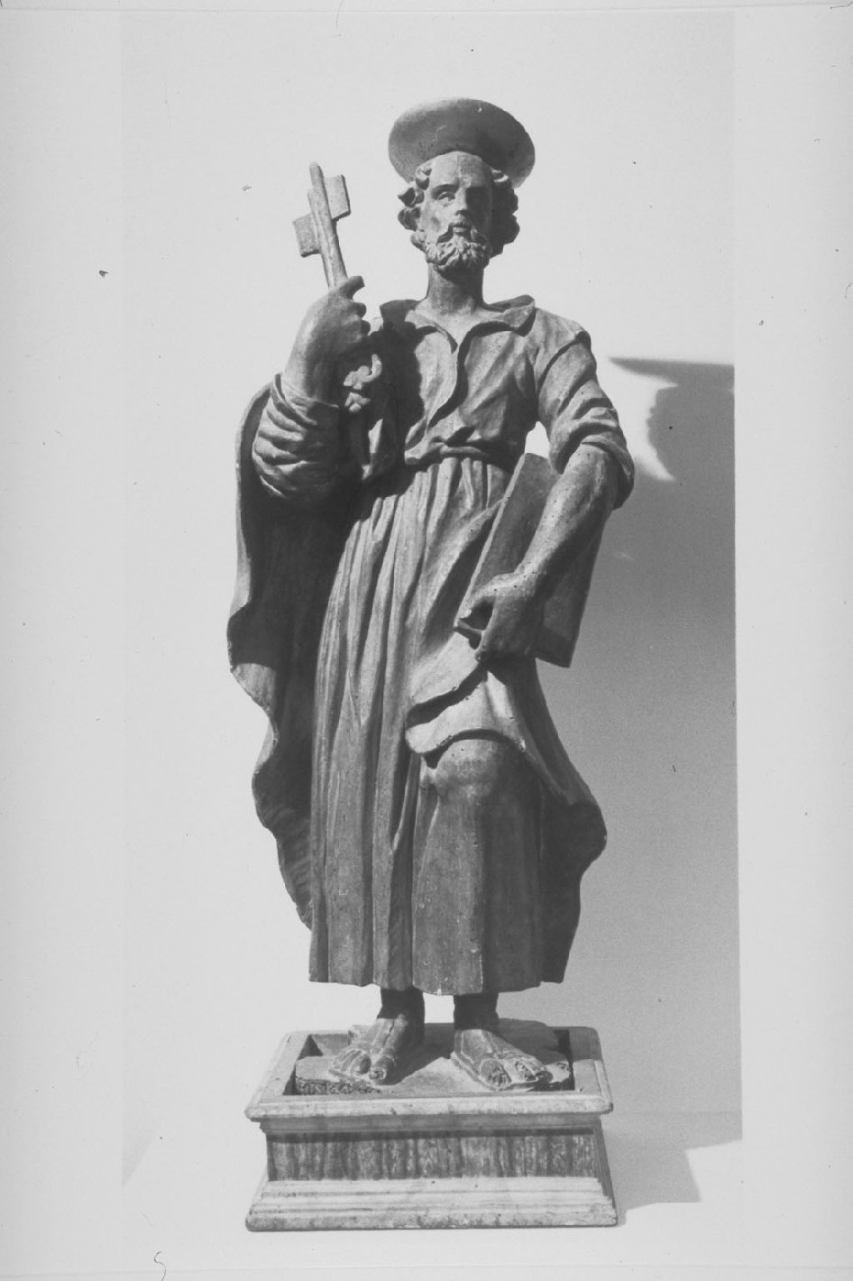 San Pietro Apostolo (statua, serie) - bottega umbra (secc. XVII/ XVIII)