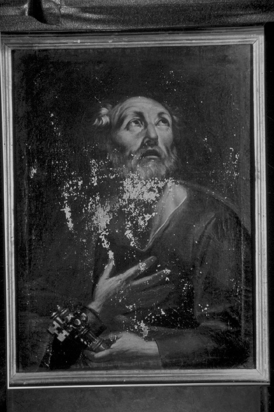 San Pietro Apostolo (dipinto, opera isolata) - ambito napoletano (sec. XVII)