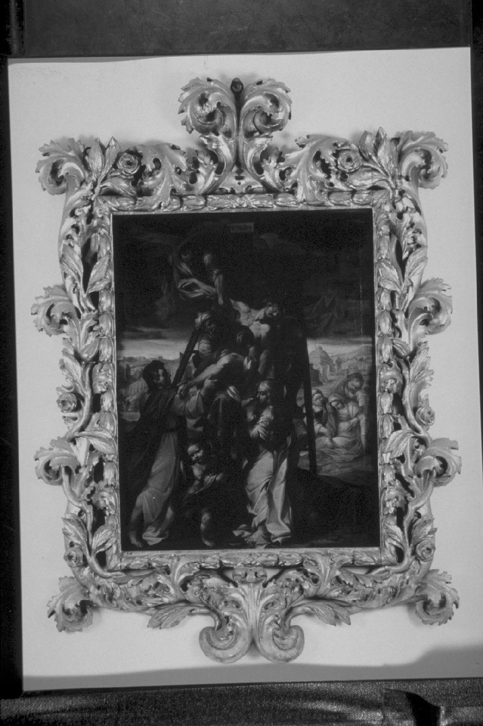 cornice di dipinto, elemento d'insieme - bottega Italia centrale (sec. XVII)