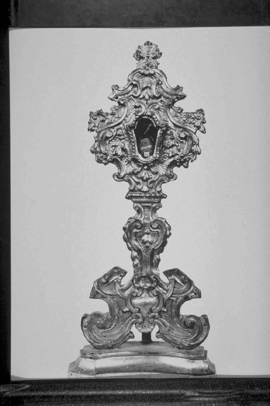 reliquiario - a ostensorio - bottega umbra (secc. XVII/ XVIII)