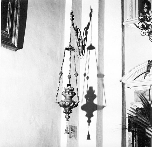 lampada pensile, serie - bottega umbra (seconda metà sec. XIX)