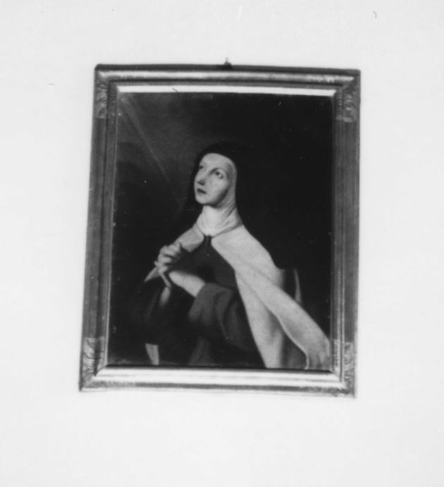 Santa Teresa orante, Santa Teresa (dipinto, opera isolata) - ambito Italia centrale (prima metà sec. XIX)