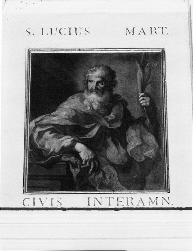 San Lucio, Santo martire (dipinto, opera isolata) di De La Haye Lucas detto Frate Luca (attribuito) (seconda metà sec. XVII)