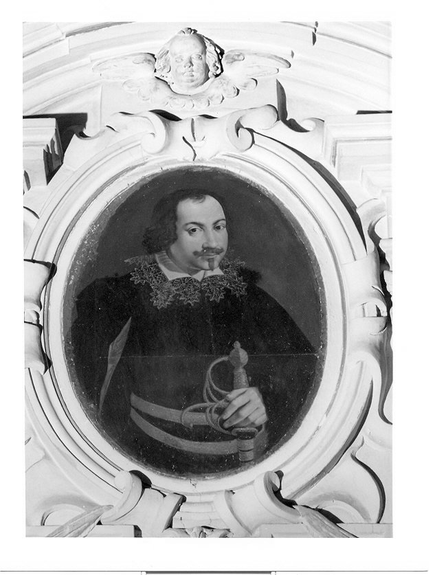 ritratto di Bartolomeo Filerna, ritratto di ecclesiastico (dipinto, elemento d'insieme) - ambito umbro (secondo quarto sec. XVII)