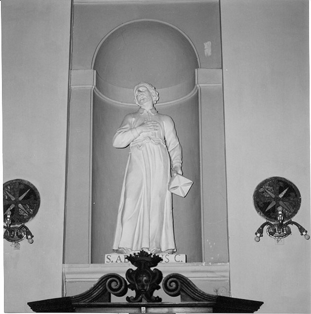 S. Abondio, Santo (statua, opera isolata) - bottega romana (ultimo quarto sec. XVII)