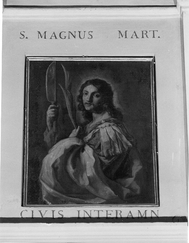 San Magno, Santo (dipinto, opera isolata) di De La Haye Lucas detto Frate Luca (attribuito) (sec. XVII, sec. XVII)
