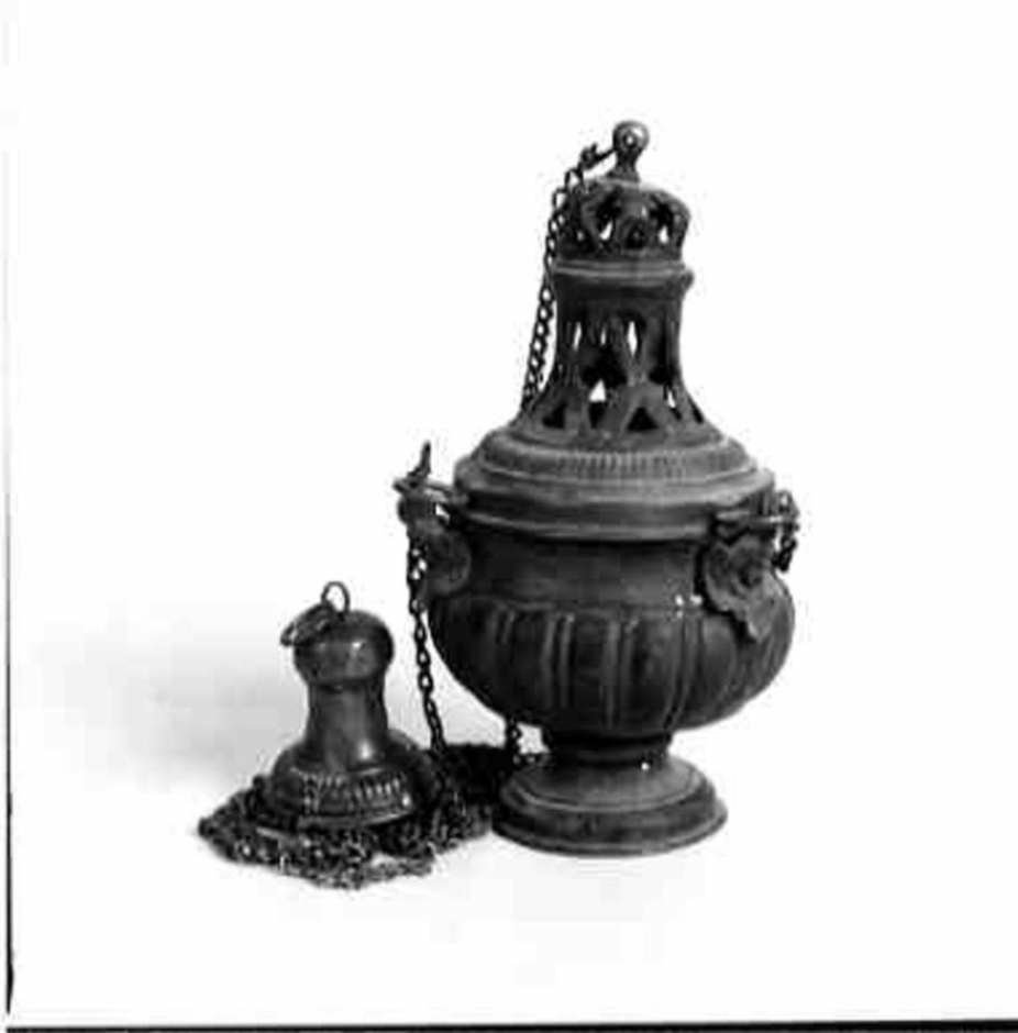 turibolo - a corpo sferico, opera isolata - bottega Italia centrale (prima metà sec. XVII)