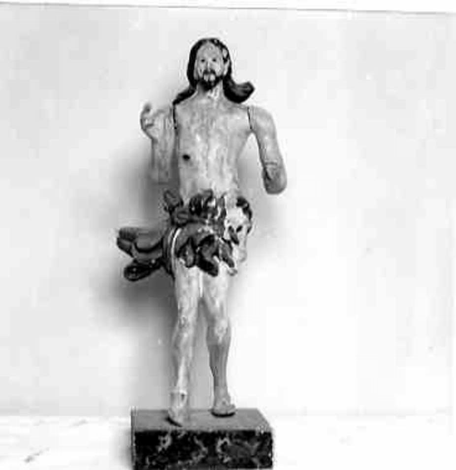Cristo risorto (statua, opera isolata) - bottega umbra (secc. XVIII/ XIX)