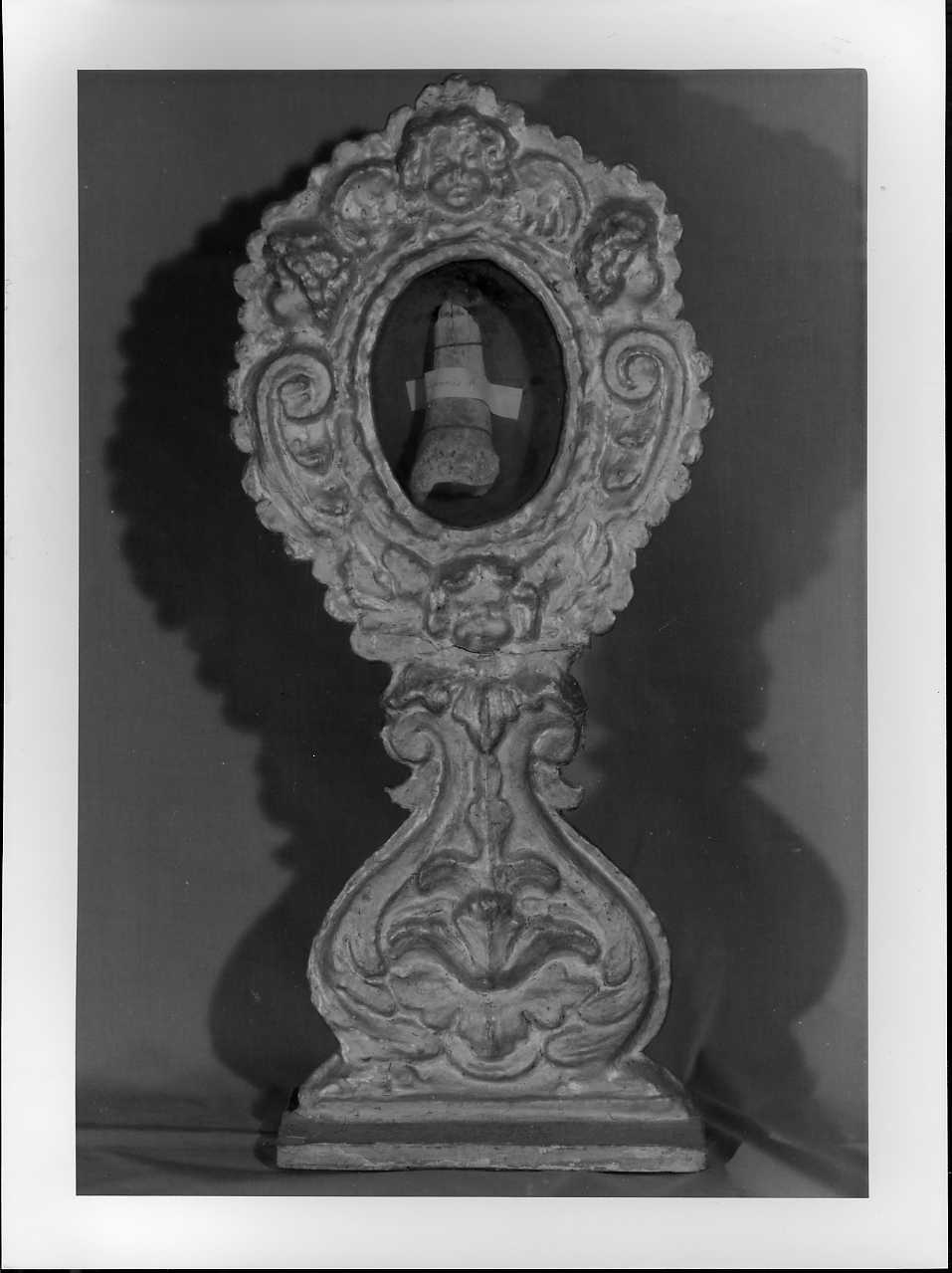 reliquiario - a ostensorio, opera isolata - bottega Italia centrale (sec. XVII)