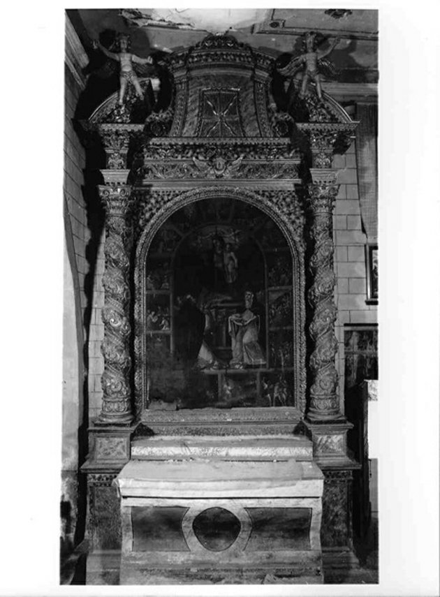 mostra d'altare, complesso decorativo - bottega umbra (sec. XVII)