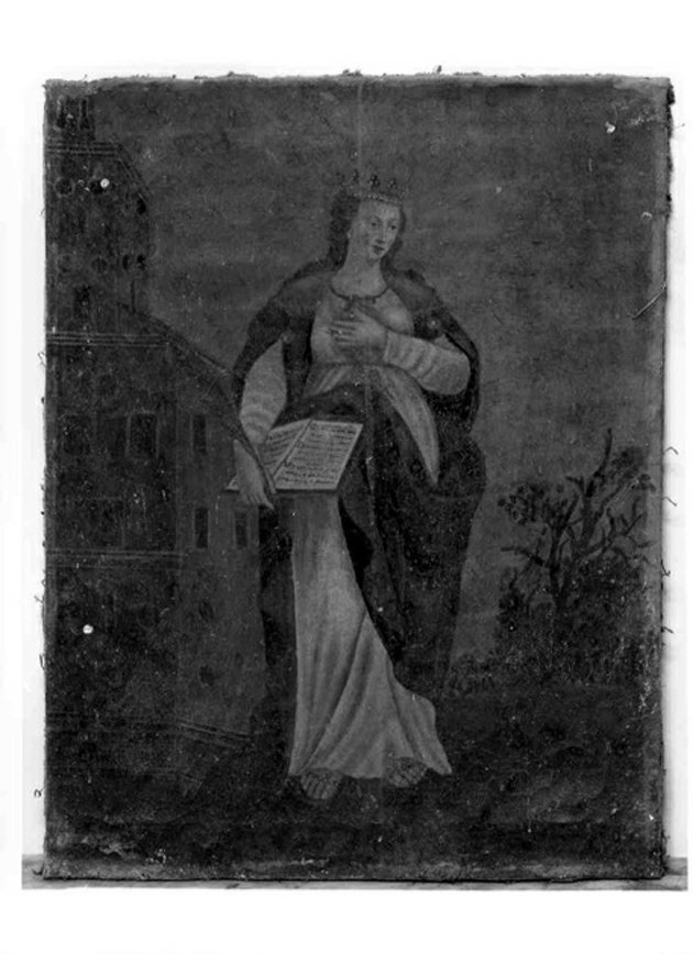 Santa Elena (?), Santa (dipinto, opera isolata) - ambito umbro (secc. XVII/ XVIII)