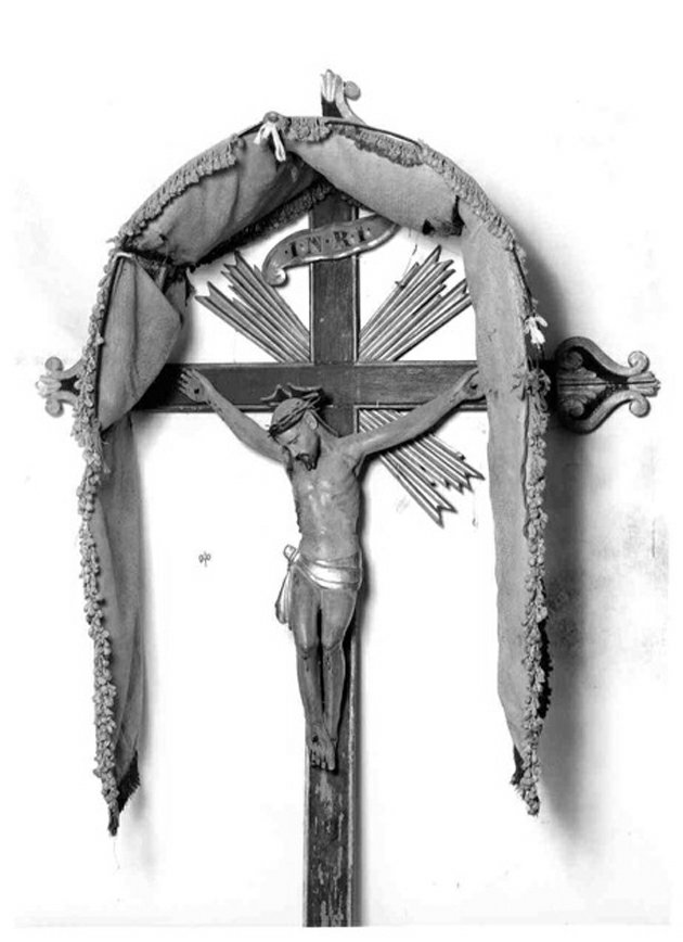 croce processionale, opera isolata - bottega umbra (secc. XVIII/ XIX)