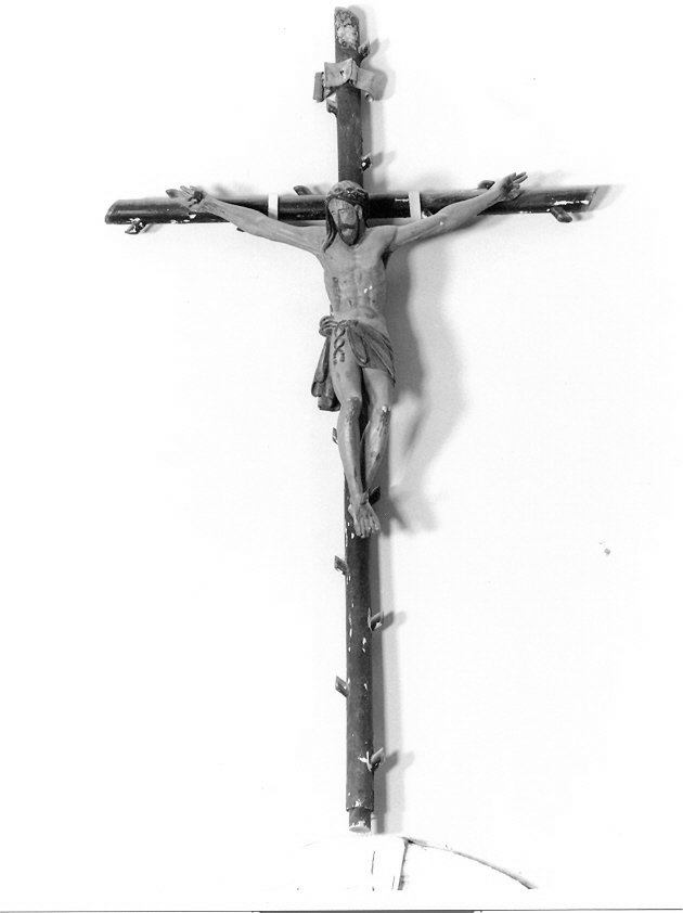 Cristo crocifisso (statua, opera isolata) - bottega umbra (secc. XVI/ XVII)