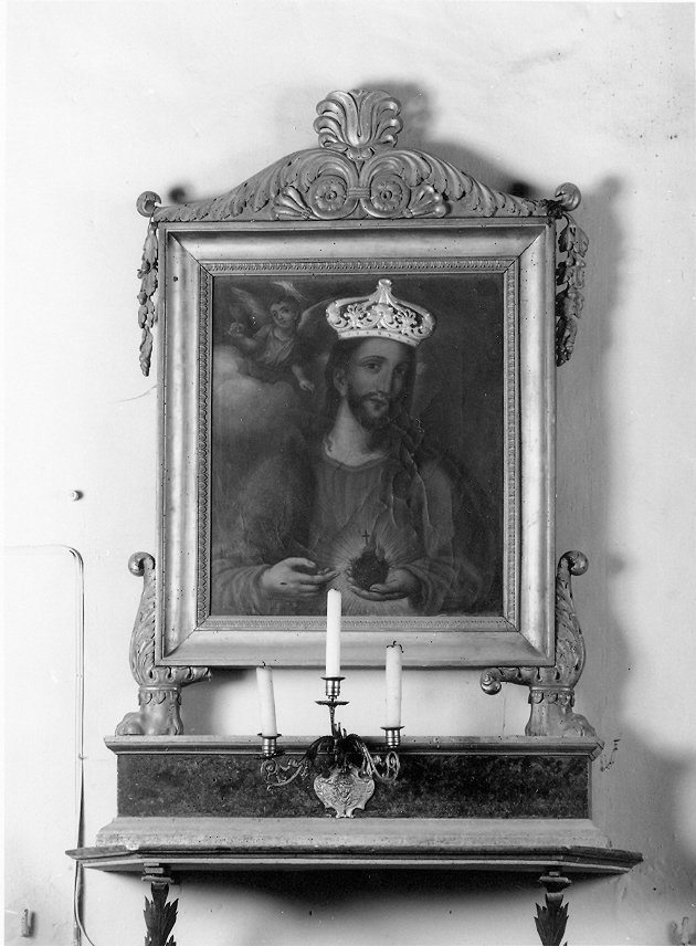 Sacro Cuore di Gesù (oratorio domestico, opera isolata) - bottega umbra, ambito umbro (secc. XIX/ XX)