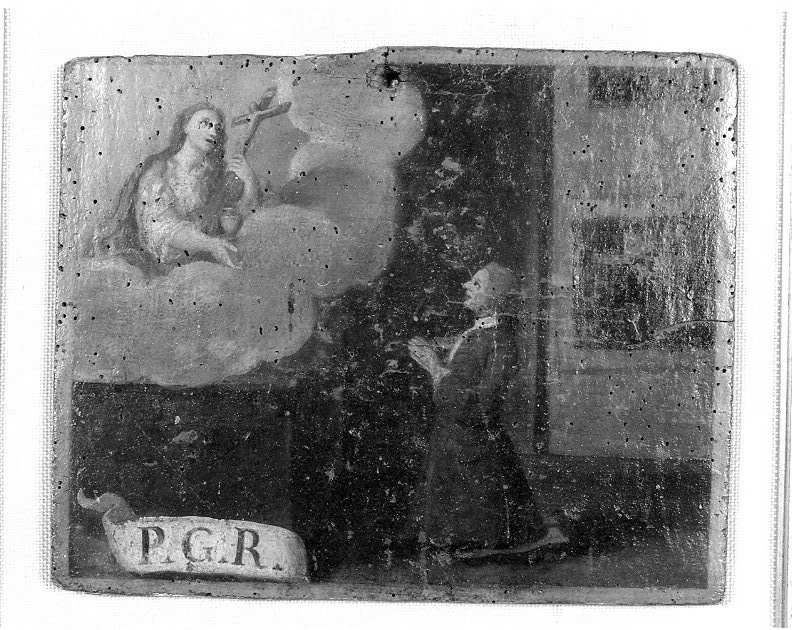 apparizione di Santa Maria Maddalena, Santa Maria Maddalena (ex voto, opera isolata) - ambito umbro (seconda metà sec. XVIII)