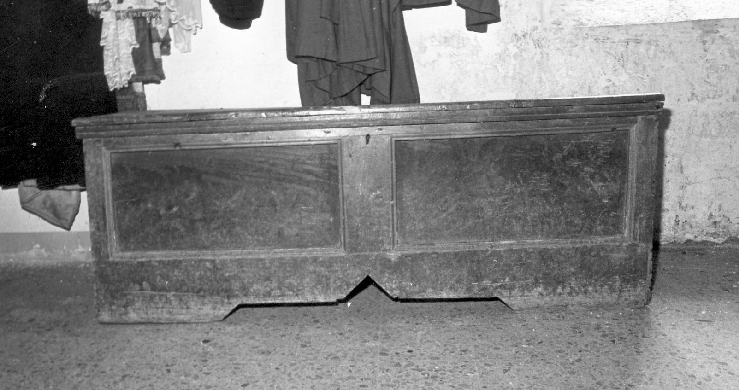 cassapanca - manifattura umbra (sec. XVIII)