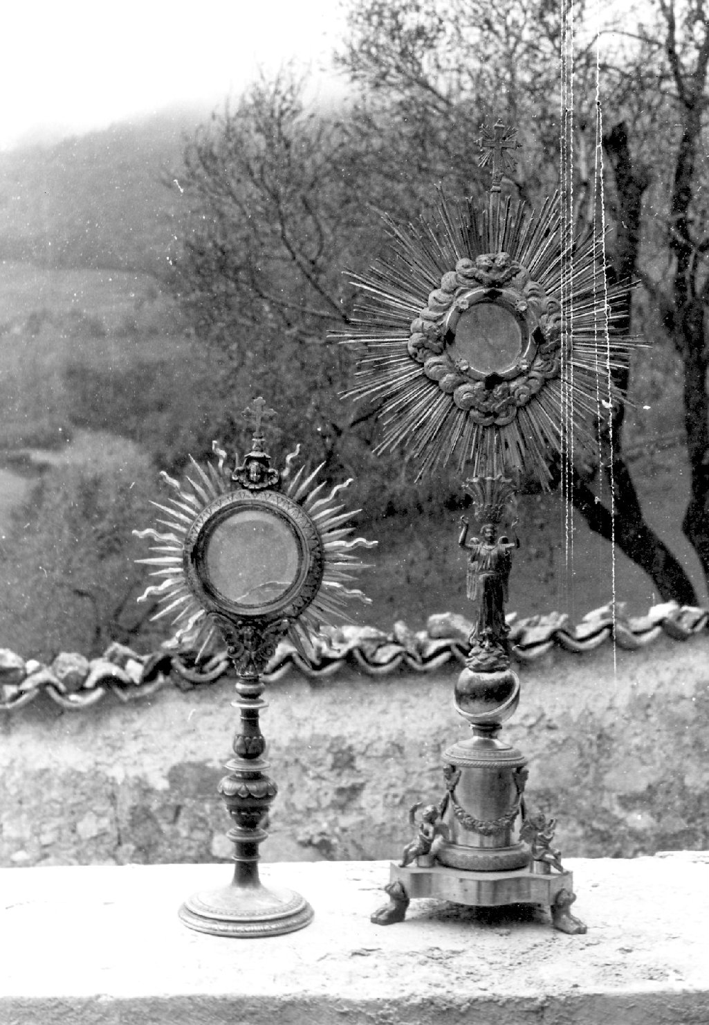 reliquiario, serie - manifattura umbra (sec. XIX)