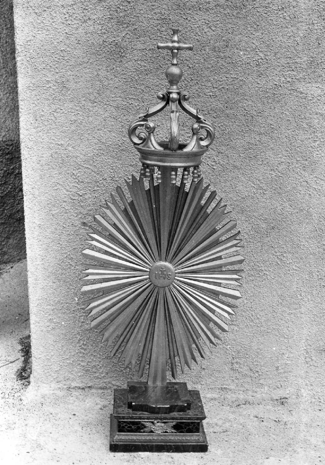 tronetto per esposizione eucaristica, opera isolata - manifattura umbra (sec. XIX)