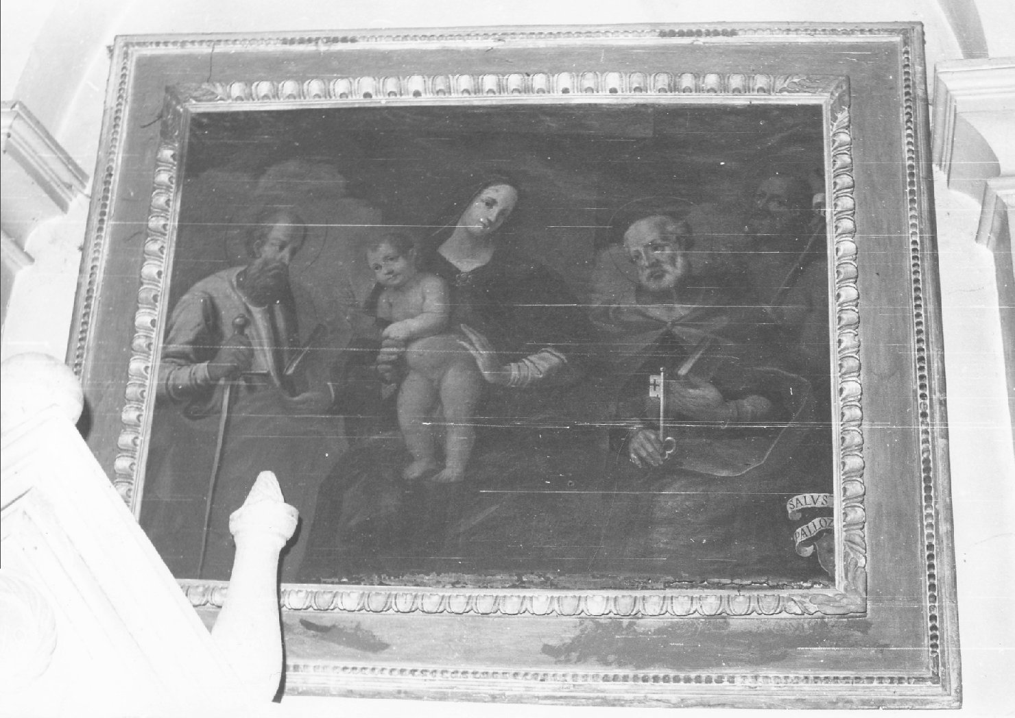 Madonna con Bambino e Santi (dipinto, opera isolata) - ambito umbro (secc. XVI/ XVII)