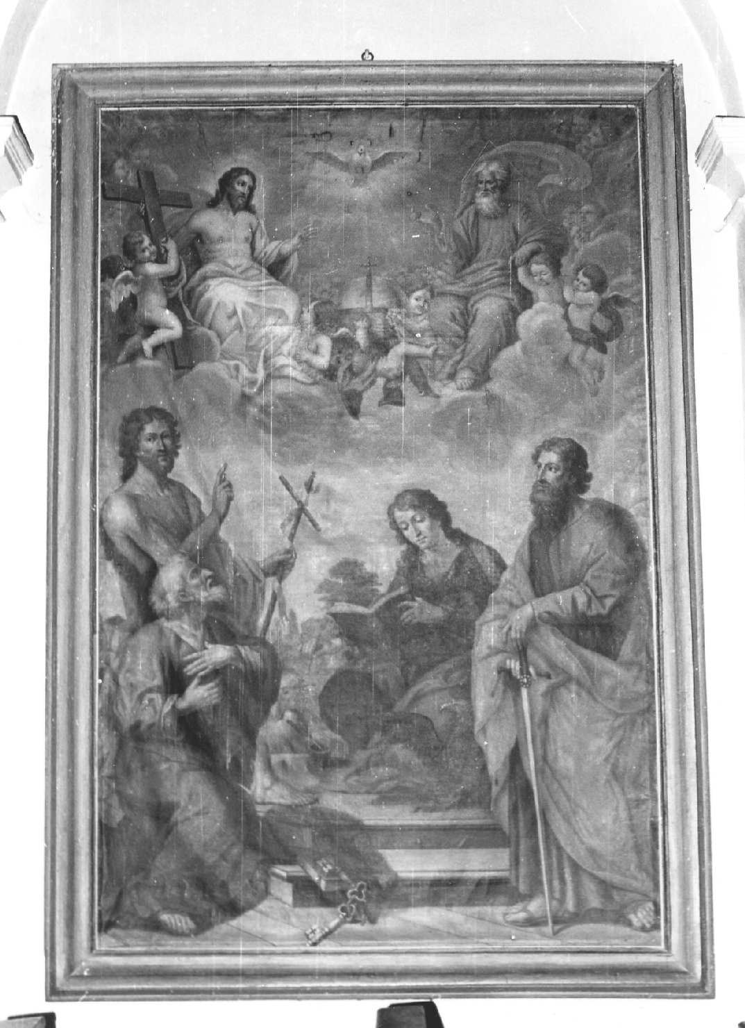 Trinità (dipinto, opera isolata) - ambito umbro (secc. XVI/ XVII)