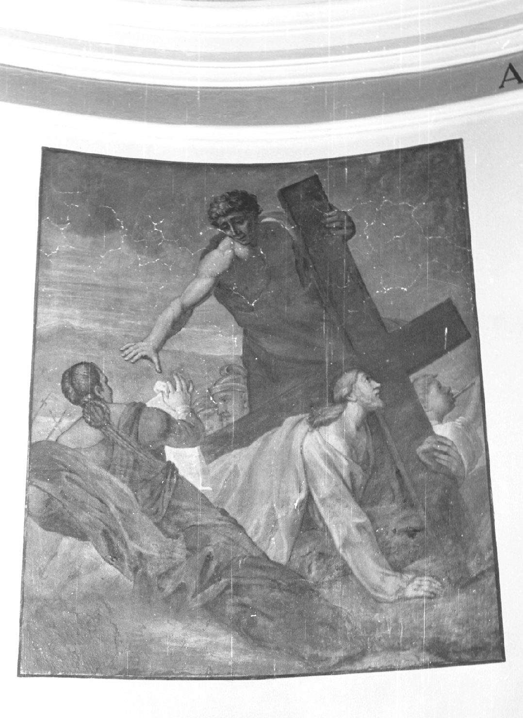 Cristo incontra la Veronica (dipinto, opera isolata) - ambito umbro (sec. XVII)