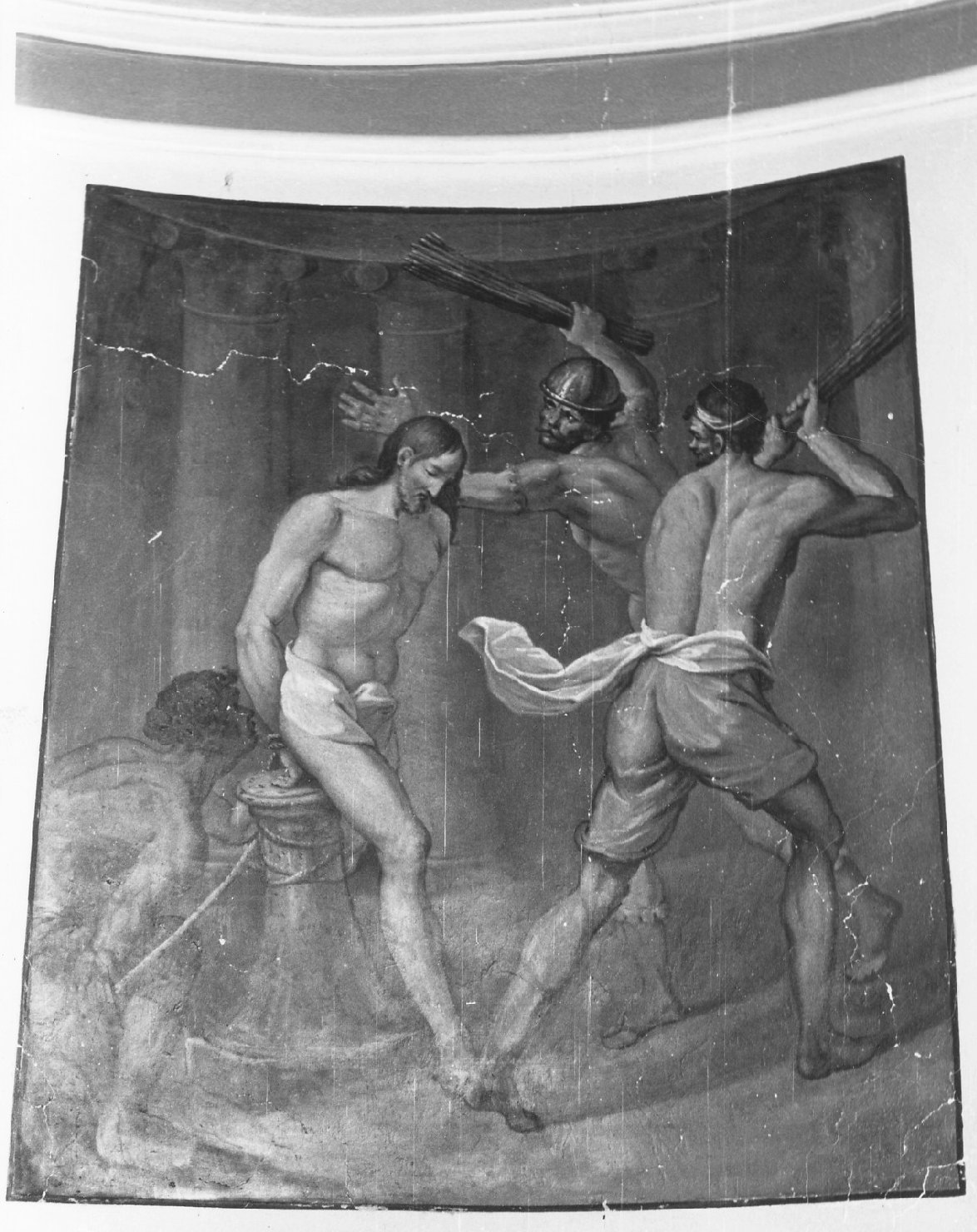 flagellazione di Cristo (dipinto, opera isolata) - ambito umbro (sec. XVIII)