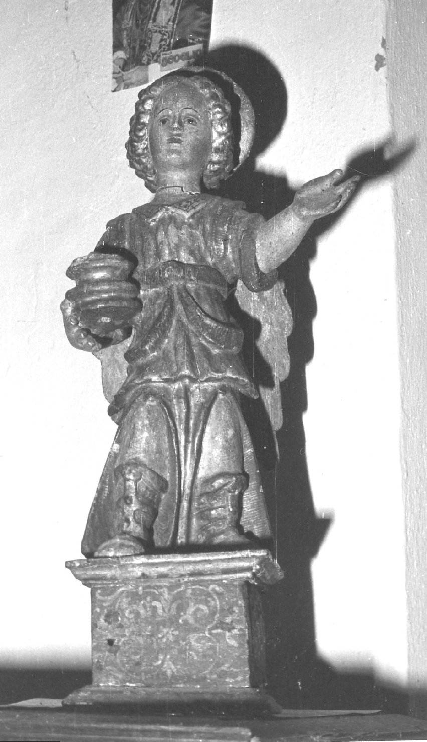 angeli (portalampada, coppia) - manifattura umbra (sec. XVII)