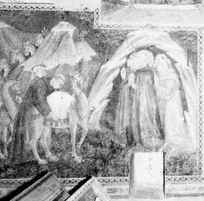 Sant'Antonio (dipinto, ciclo) di Maestro della Dormitio di Terni (attribuito) (inizio sec. XV)