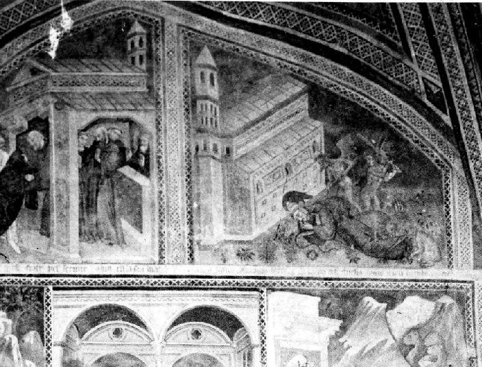 Sant'Antonio (dipinto, ciclo) di Maestro della Dormitio di Terni (attribuito) (inizio sec. XV)