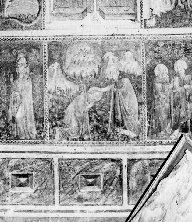 Sant'Antonio (dipinto, ciclo) di Maestro della Dormitio di Terni (attribuito) (inizio sec. XV)