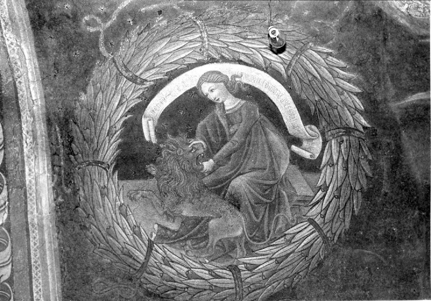 figure allegoriche femminili (dipinto, ciclo) di Niccola da Siena (attribuito) (terzo quarto sec. XV)