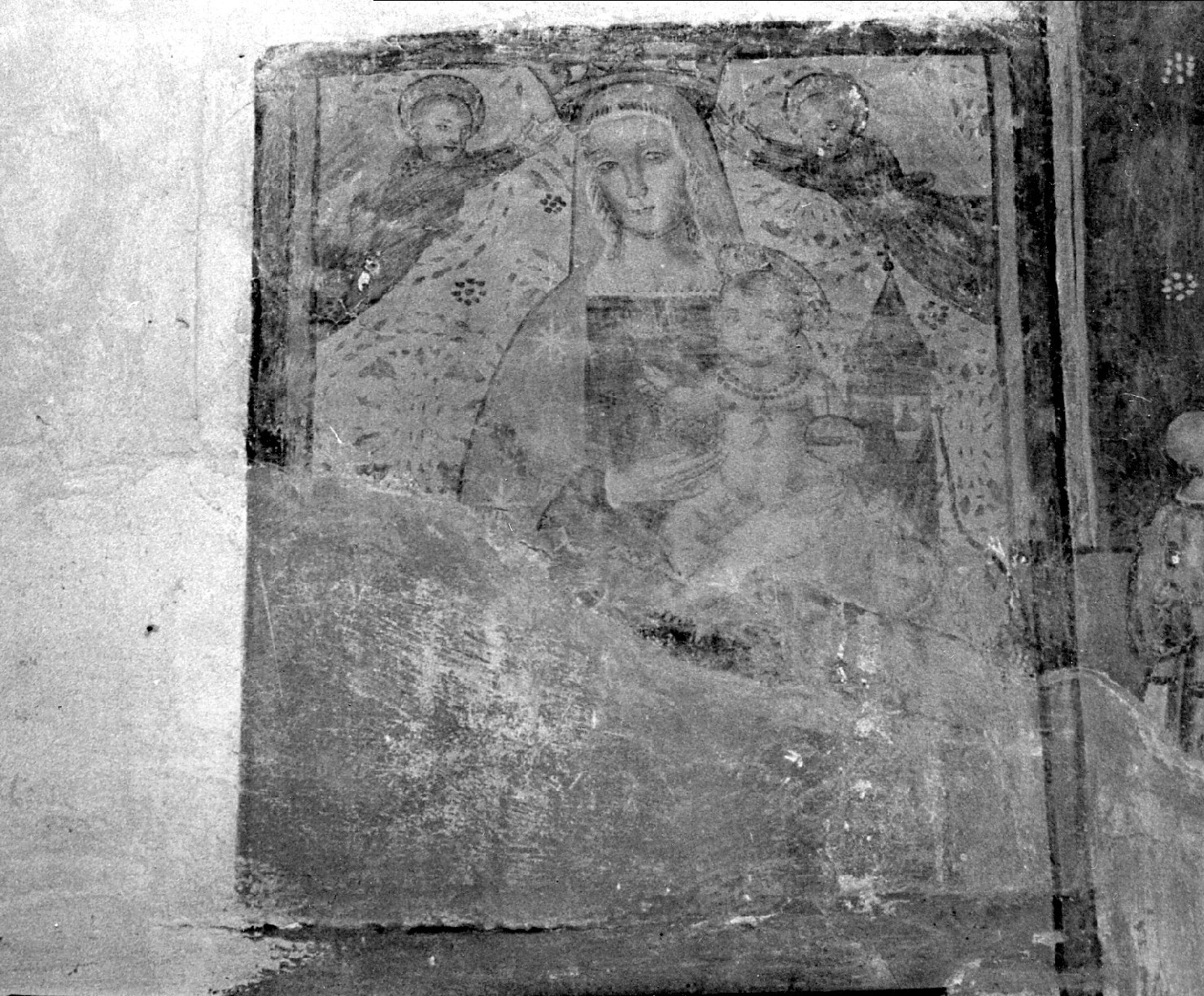 Madonna con Bambino e angeli (dipinto) - ambito umbro (sec. XVI)