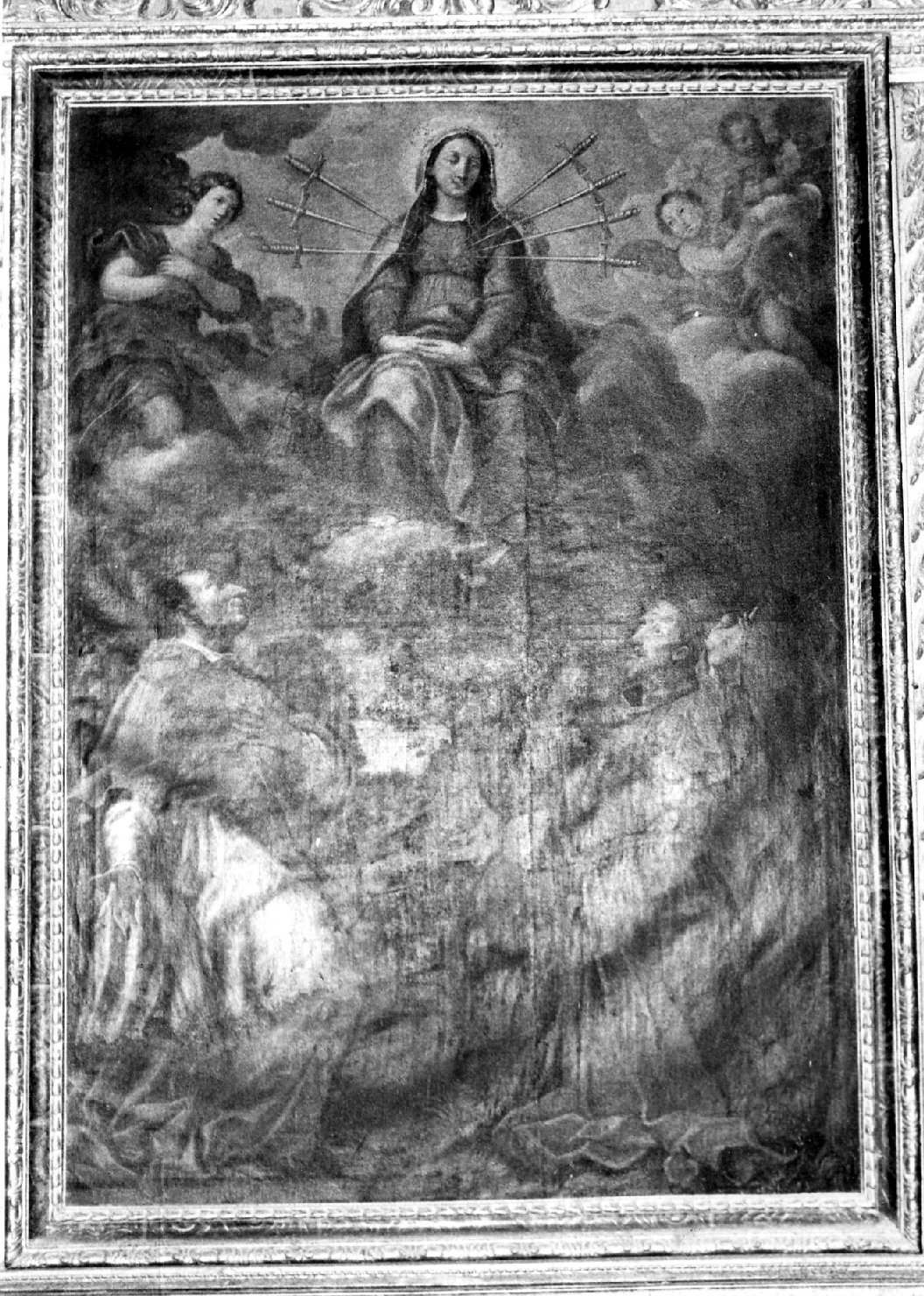 Madonna Addolorata (dipinto, opera isolata) - ambito umbro (sec. XVII)