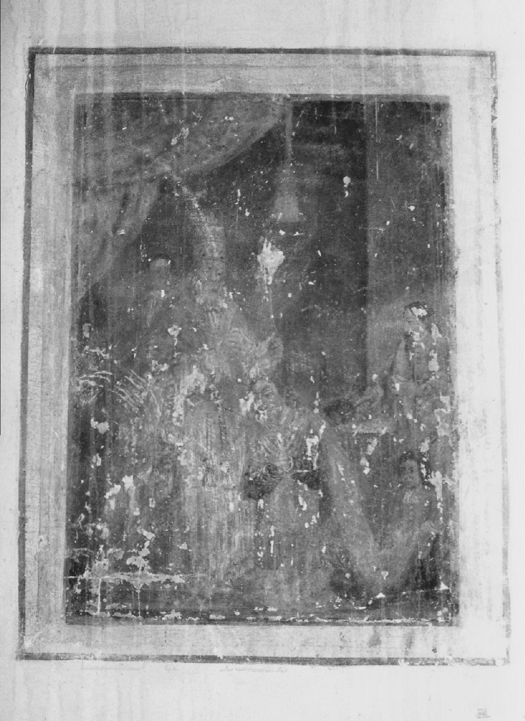 vescovo (dipinto, opera isolata) - ambito umbro (sec. XVIII)