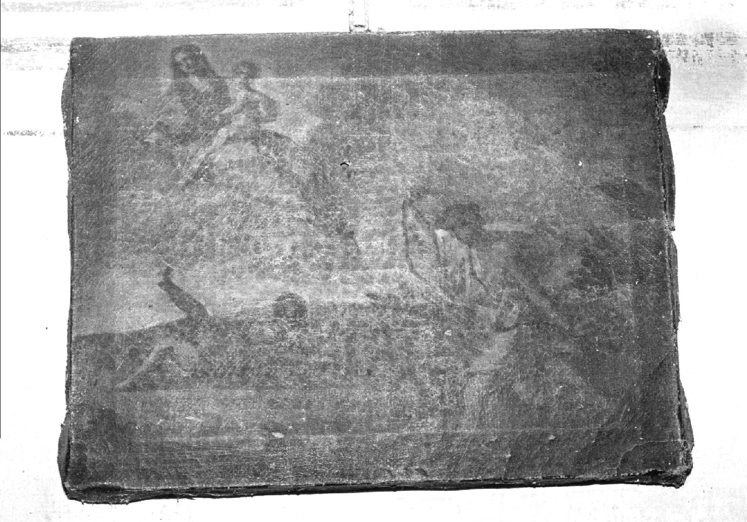 miracolo della Madonna (dipinto, opera isolata) - ambito umbro (sec. XVIII)