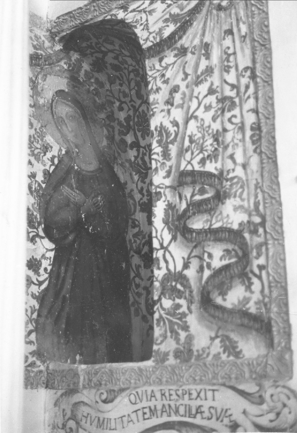 Maria Vergine (dipinto, frammento) - ambito umbro (sec. XV)