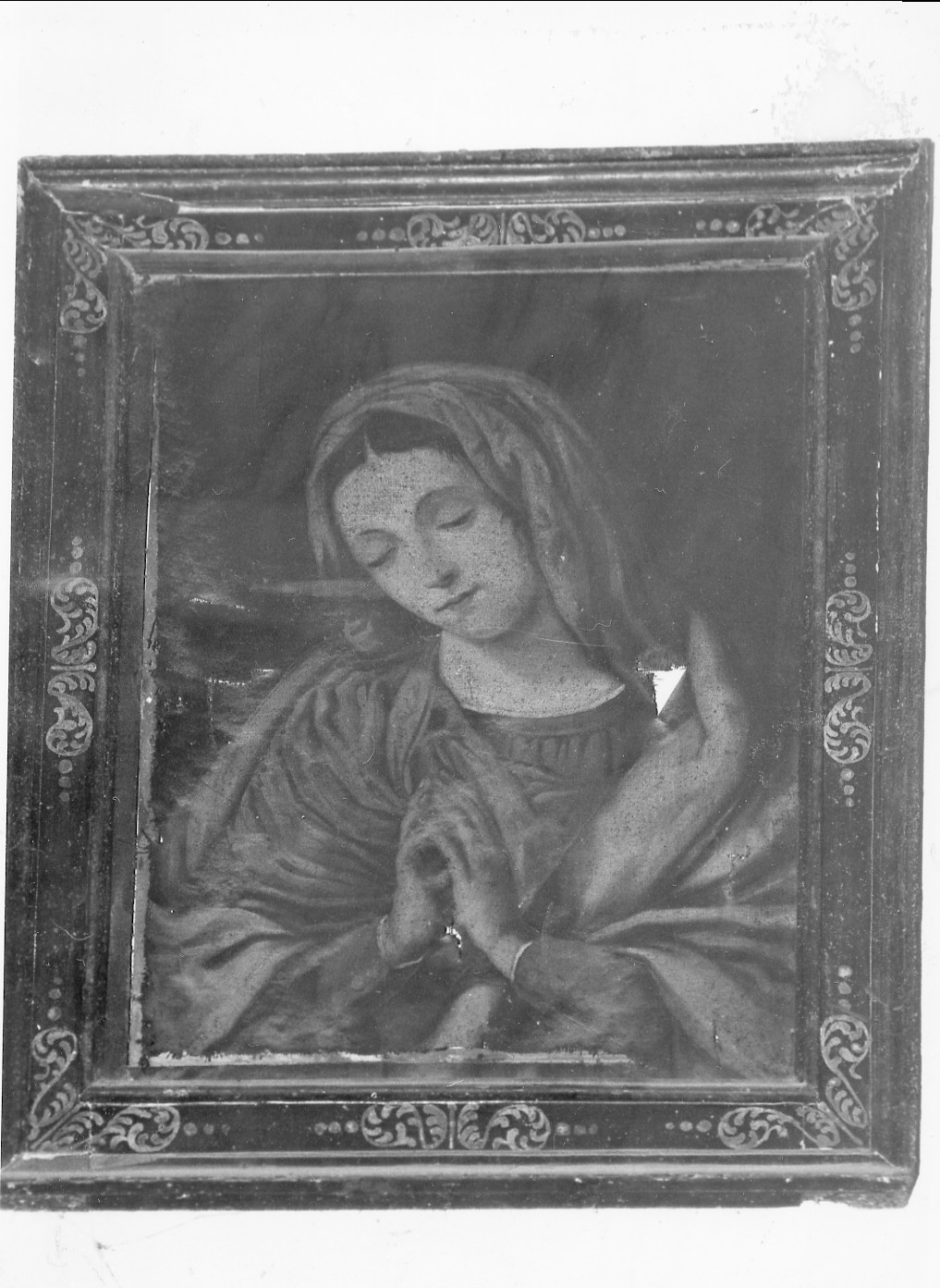 Madonna orante (dipinto, opera isolata) - ambito umbro (inizio sec. XIX)