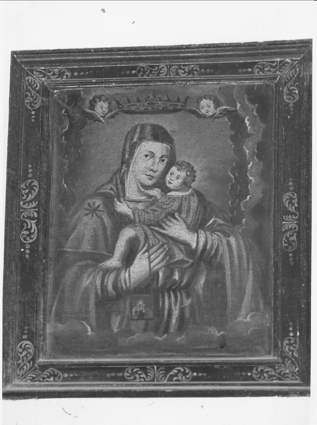 Madonna del Carmelo (dipinto, opera isolata) - ambito umbro (sec. XVII)