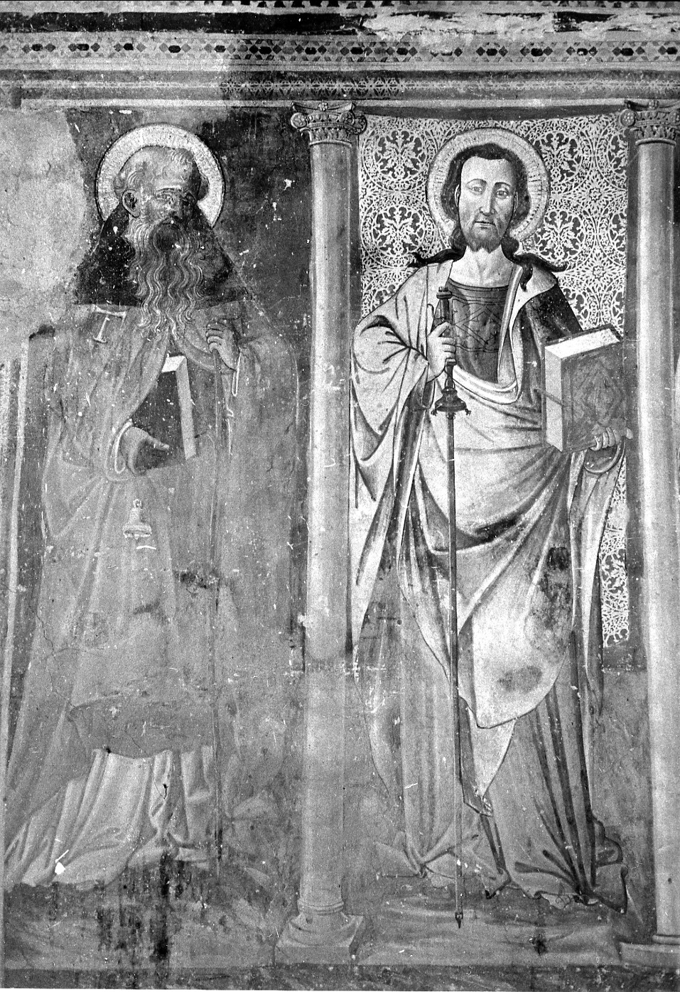 Sant'Antonio Abate (dipinto, elemento d'insieme) - ambito umbro (seconda metà sec. XV)