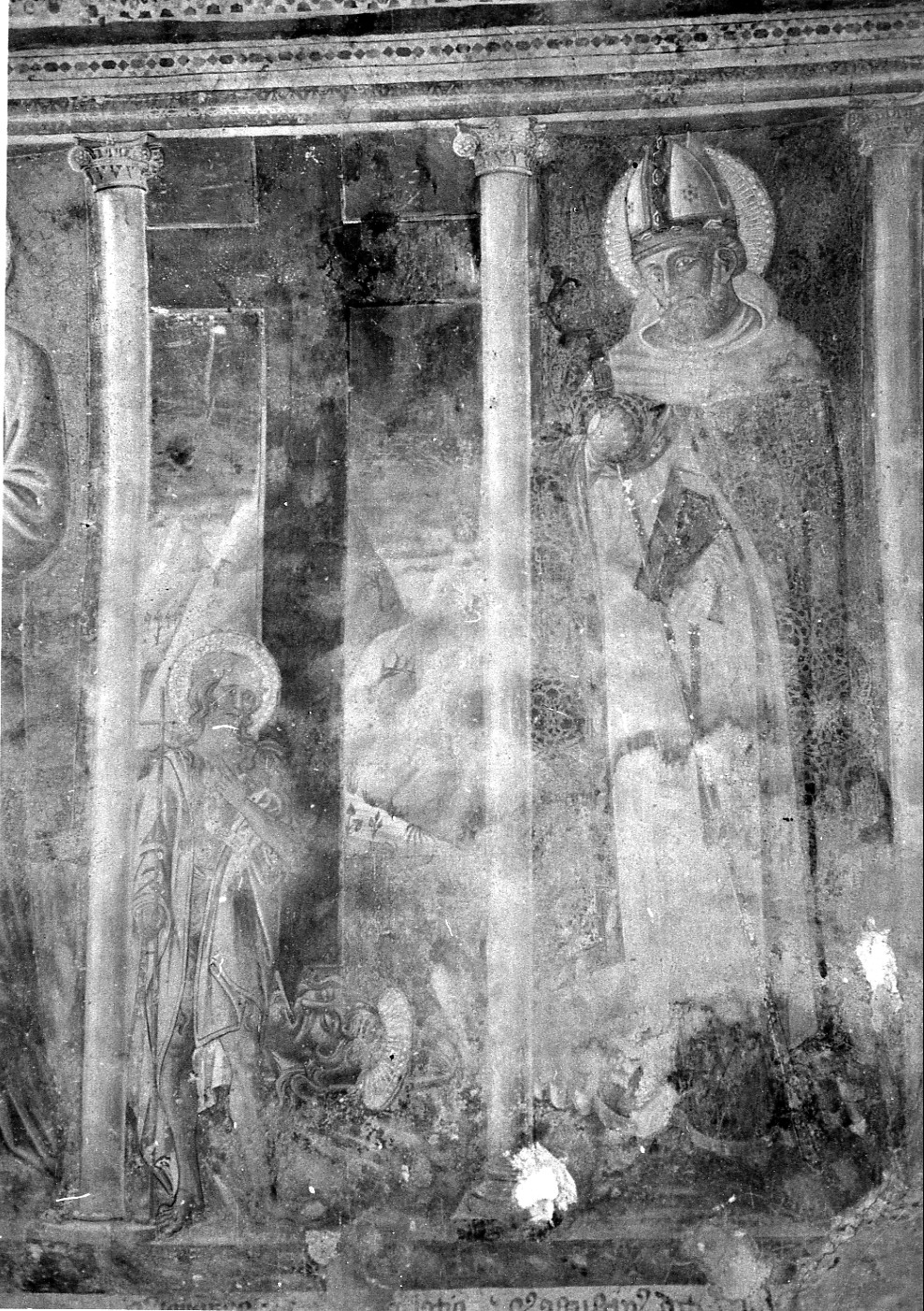 Sant'Agostino (dipinto, elemento d'insieme) - ambito umbro (seconda metà sec. XV)