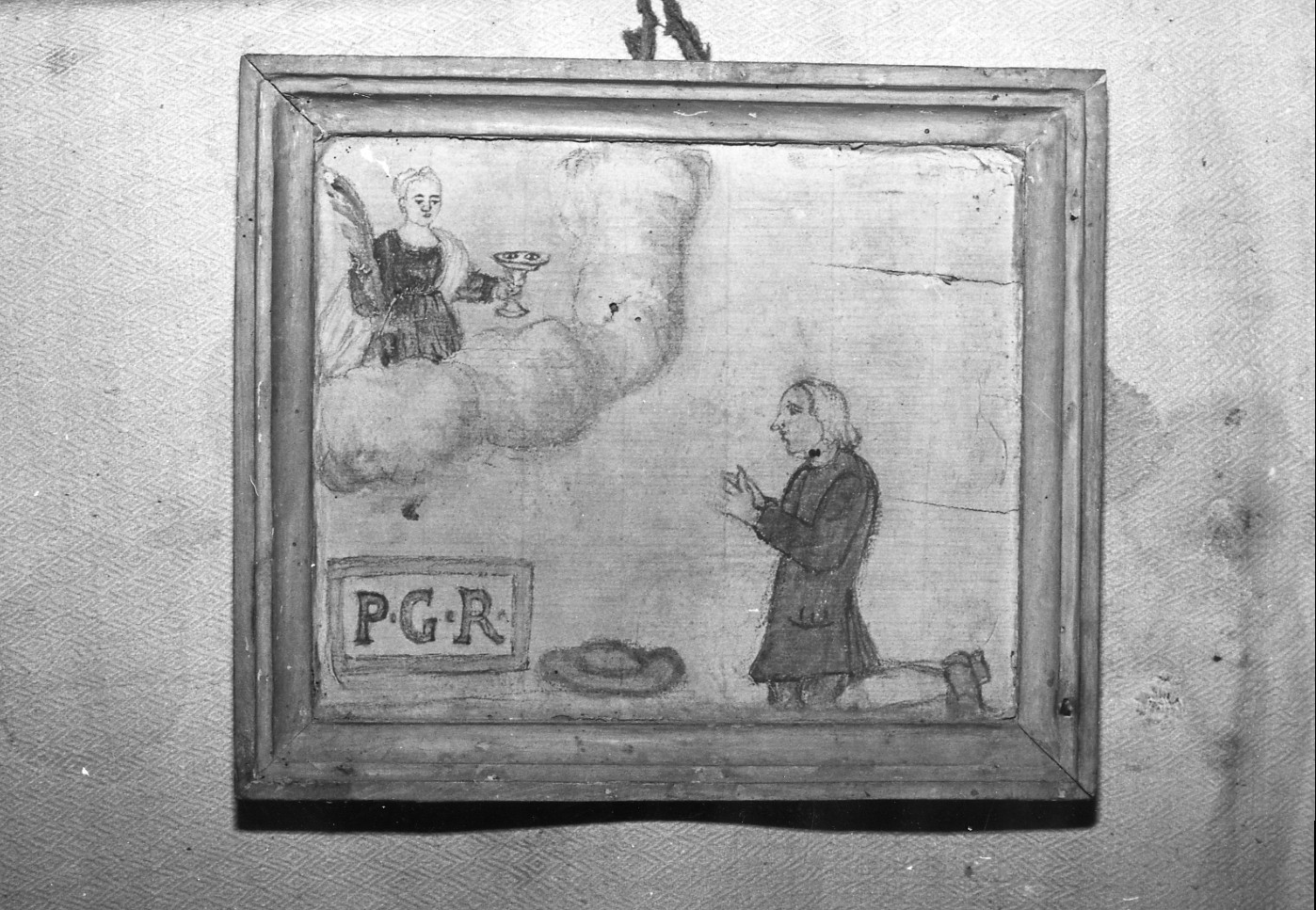 Un miracolo di Santa Lucia, Santa Lucia (dipinto, opera isolata) - ambito umbro (sec. XVIII)