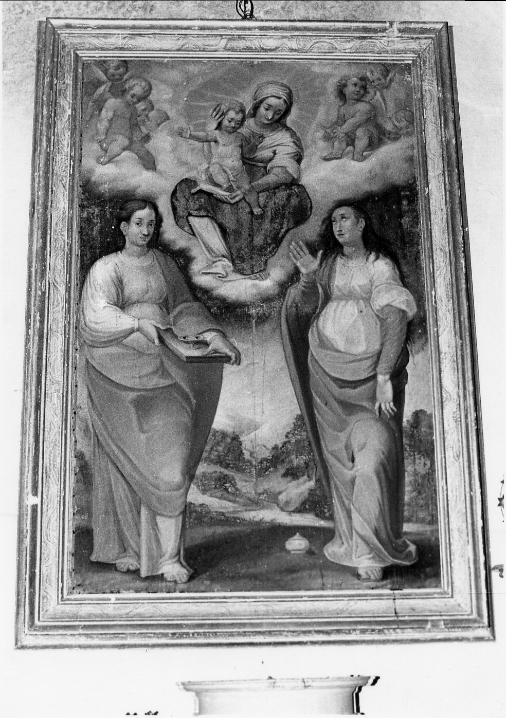 Madonna con Bambino e Santi (dipinto) - ambito umbro (sec. XVI)