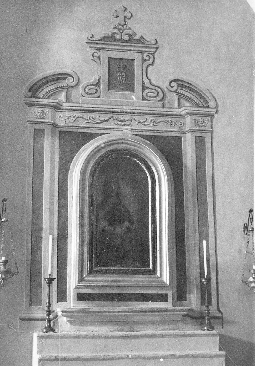 mostra d'altare, insieme - manifattura umbra (sec. XX)