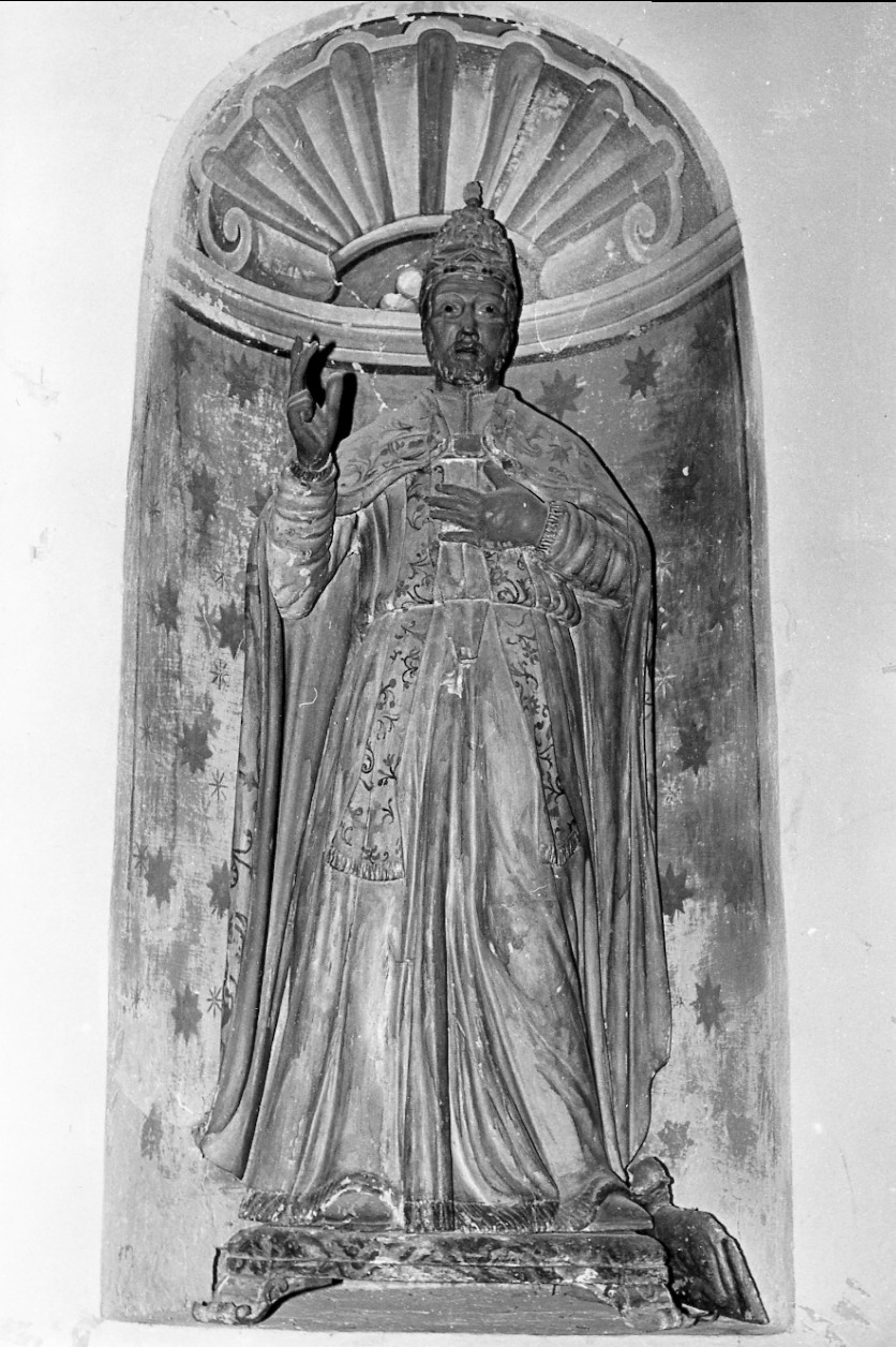 San Silvestro (statua) - manifattura umbra (sec. XVI)
