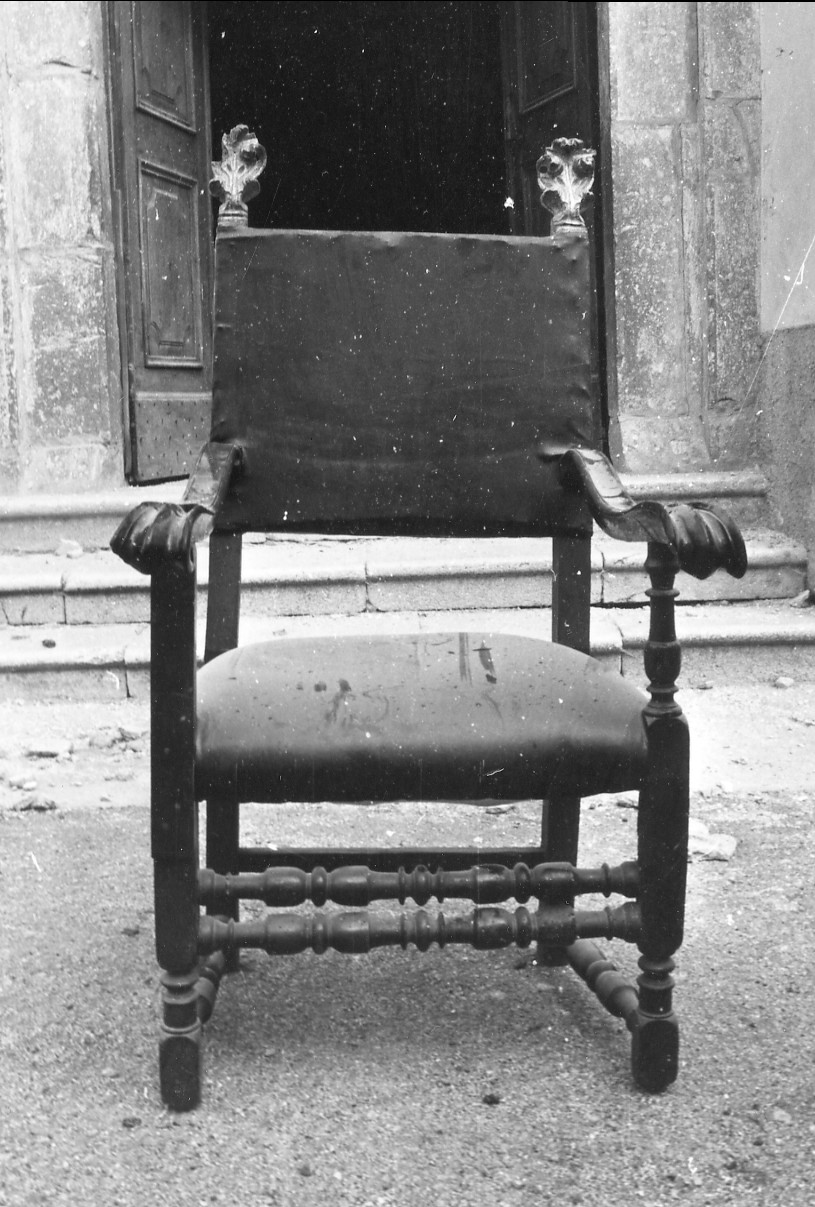 poltrona - manifattura umbra (sec. XVII)