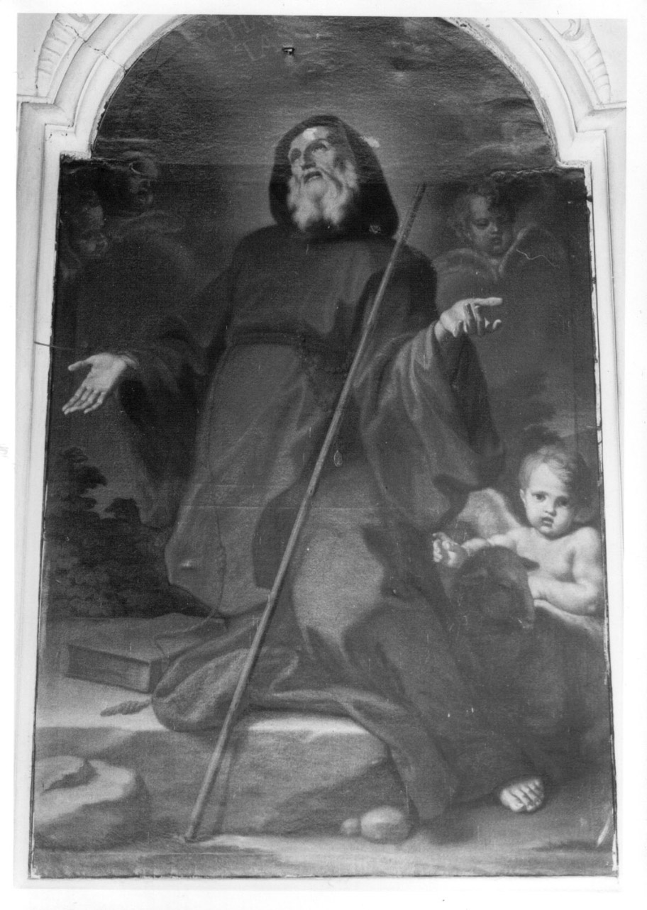 San Francesco di Paola (dipinto, opera isolata) di Lapis Gaetano detto Carraccetto (secondo quarto sec. XVIII)