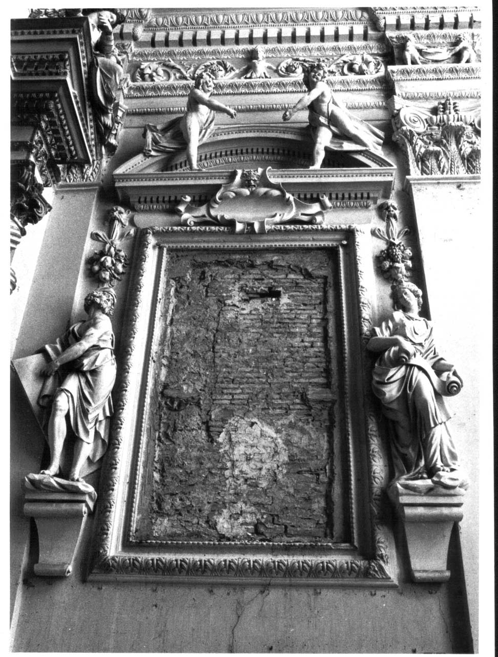 cornice di dipinto, elemento d'insieme di Allegrucci Palmerino (attribuito), Guidangeli Marco (attribuito), Guidangeli Paolo (attribuito), Caminoni Francesco (attribuito) (metà sec. XVII)